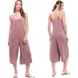 Boutique cropped leg onesie jumpsuit